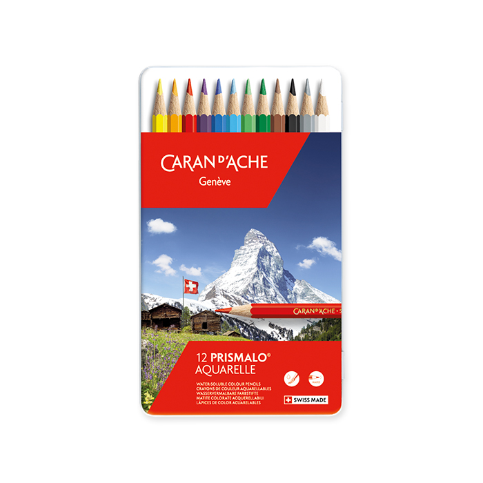 CARAN D'ache Pencils Coloured Watercolor Prismalo Aquarelle 40 COLORI for  sale online