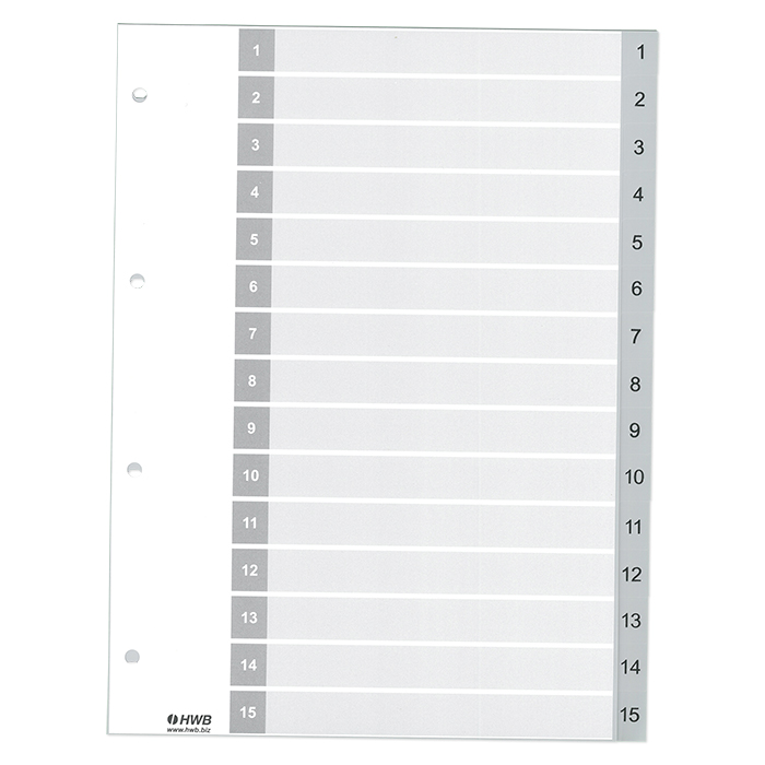 Répertoire A4 KolmaFlex 1-10 10-compartiments
